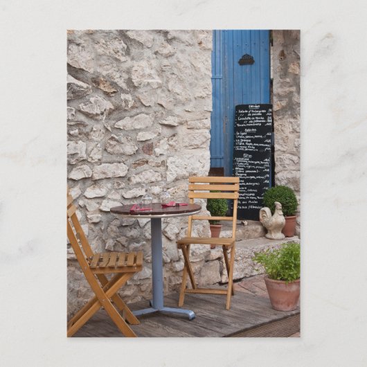 Klein restaurant briefkaart (Voorkant)