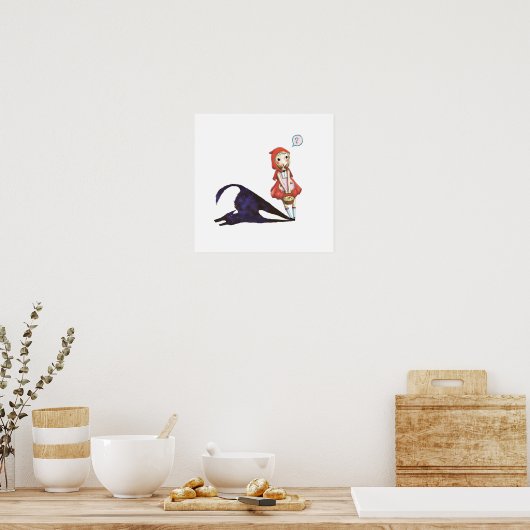 klein rijpingsveld poster (Keuken)