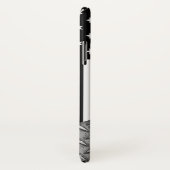 Klein-rode lijn Case-Mate iPhone case (Achterkant / rechts)