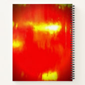 Klein rood ben oud of ga naar huis notitieboek (Achterkant)