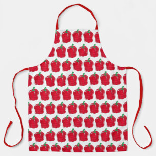 Klein rood brood Pepper Garden Veg Plantgoed Schort