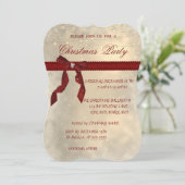 Klein, rood en zakelijk kerstfeest kaart (Staand voorkant)