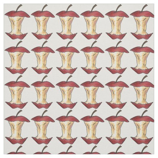 Klein rood, heerlijk appelappels, afdrukken op bas stof (Swatch)