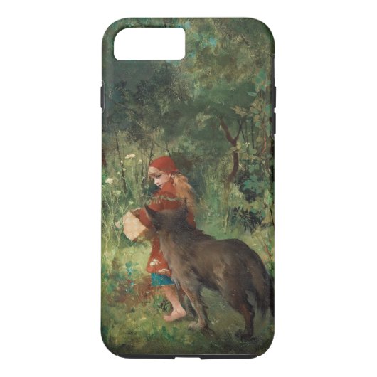 Klein rood, mooi kunstschilderij Case-Mate iPhone case (Achterkant)
