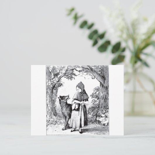 klein-rood-rijdend-afbeelding-3 briefkaart (Staand voorkant)