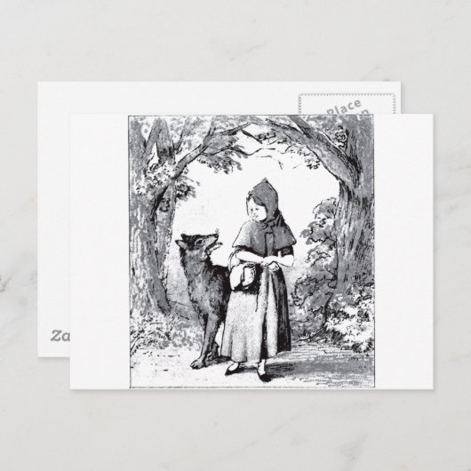 klein-rood-rijdend-afbeelding-3 briefkaart (Voorkant / Achterkant)