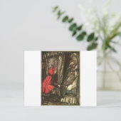 klein-rood-rijdend-afbeelding-5 briefkaart (Staand voorkant)