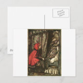 klein-rood-rijdend-afbeelding-5 briefkaart (Voorkant / Achterkant)