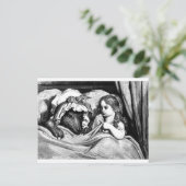 klein-rood-rijdend-afbeelding-7 briefkaart (Staand voorkant)