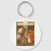 klein-rood-rijdend-afbeelding-9 sleutelhanger (Voorkant)