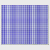 Klein Royal Blue- en White Gingham Wrapping Paper Cadeaupapier (Vlak)