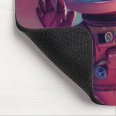 Klein Roze Alien Muismat (Hoek)