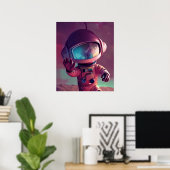 Klein Roze Alien Poster (Thuiskantoor)