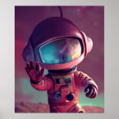 Klein Roze Alien Poster (Voorkant)