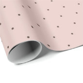 Klein roze pooldot papier (Rol Hoek)