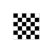 Klein ruitjespatroon rubberstempel (Afrduk)