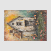 KLEIN SAAI LANDHUIS GEMENGDE MEDIA DECOUPAGE TISSUEPAPIER (Voorkant)