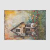 KLEIN SAAI LANDHUIS GEMENGDE MEDIA DECOUPAGE TISSUEPAPIER (Voorkant)