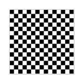 Klein schaakbordpatroon rubberstempel (Afrduk)