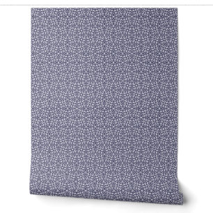 Klein Schaal Paars Abstract Geometrisch Mozaïek Behang