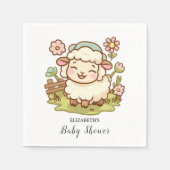 Klein  Schaap Baby shower Servet (Voorkant)