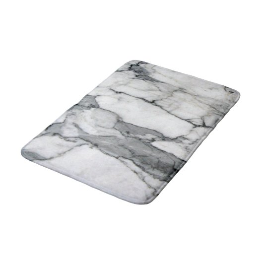 klein schandalig , modern chic grijs marmer badmat (Gekanteld)