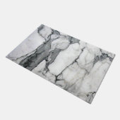 klein schandalig , modern chic grijs marmer deurmat (Schuin)