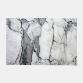 klein schandalig , modern chic grijs marmer deurmat (Voorkant)