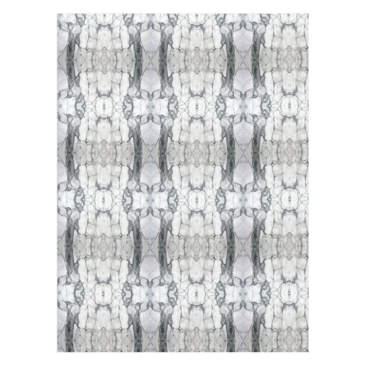 klein schandalig , modern chic grijs marmer tafelkleed (Voorkant)