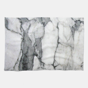 klein schandalig , modern chic grijs marmer theedoek