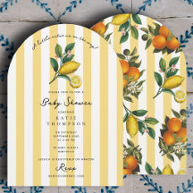 Klein Schatje Op Weg Citrus Baby Shower 