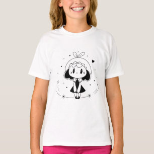 Klein Schattige anime meisje T-shirt