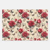 Klein Schattige  Valentijnsdag Pattern Inpakpapier Vel (Voorkant 3)