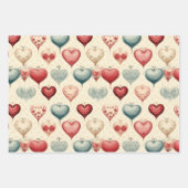 Klein Schattige  Valentijnsdag Pattern Inpakpapier Vel (Voorkant 2)
