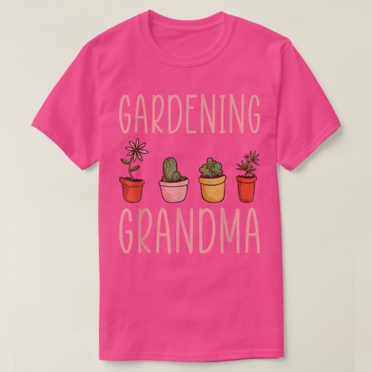 Klein Shirt flower Garden Grandma T-Sh (Design voorkant)