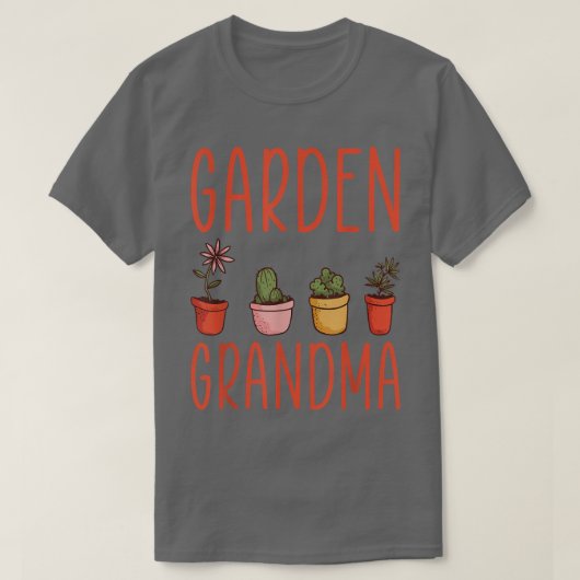 Klein Shirt flower Garden Grandma T-Sh (Design voorkant)