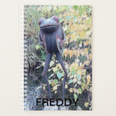 Klein sierbeeld van een kikker. planner (Voorkant)