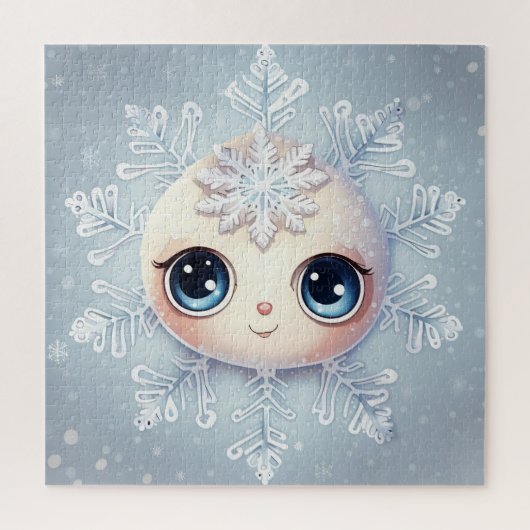 Klein Sneeuwvlokje 1 Legpuzzel (Verticaal)