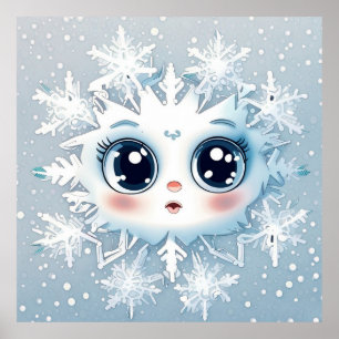 Klein Sneeuwvlokje 2 Poster