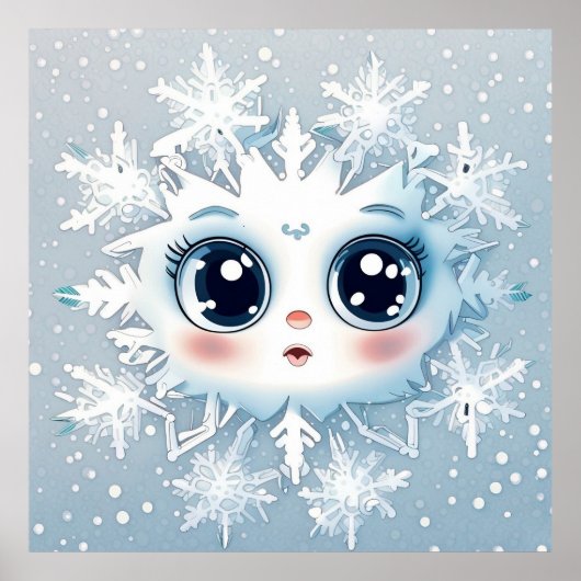 Klein Sneeuwvlokje 2 Poster (Voorkant)
