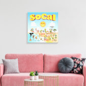 Klein SoCal Canvas Afdruk (Insitu (Woonkamer))