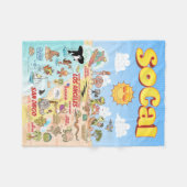 Klein SoCal Fleece Deken (Voorkant (Horizontaal))