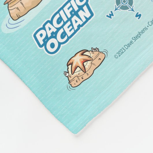 Klein SoCal Fleece Deken (Hoek)