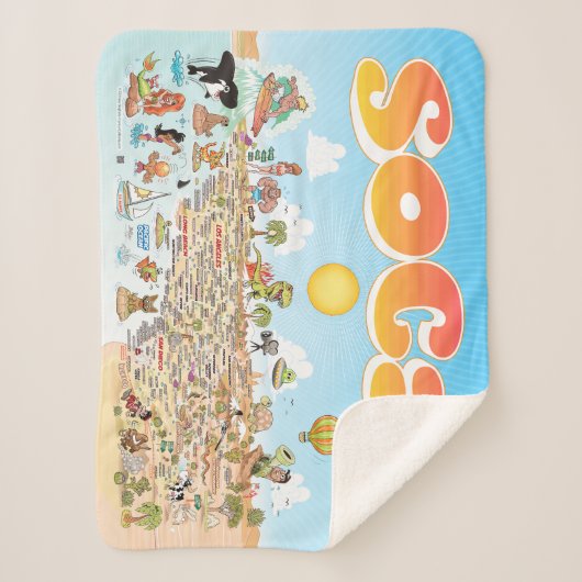 Klein SoCal Sherpa Deken (Voorkant)