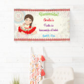 Klein Spaans meisje in jurk Niña Spandoek (Insitu)