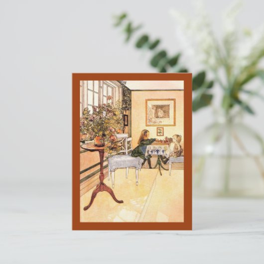 Klein spel briefkaart (Staand voorkant)