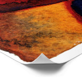 Klein spiegeltje met afbeelding poster (Hoek)