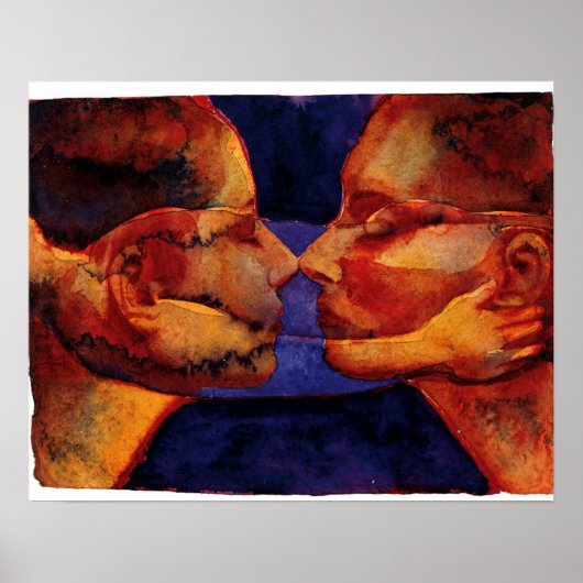 Klein spiegeltje met afbeelding poster (Voorkant)