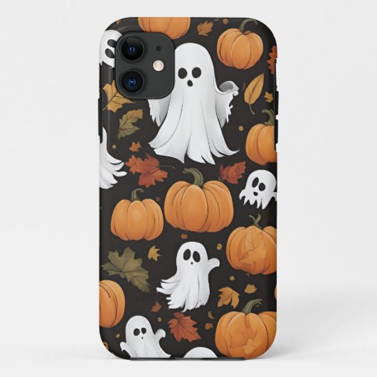 Klein spook en pompoenen Case-Mate iPhone case (Achterkant)