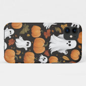 Klein spook en pompoenen Case-Mate iPhone case (Achterkant (horizontaal))